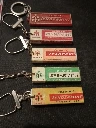 Lot 4 porte-clés chewing-gum Clark’s + plaque publicitaire – Vintage années 60/70
