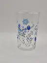 Verre fantaisie étoiles et ballons bleus