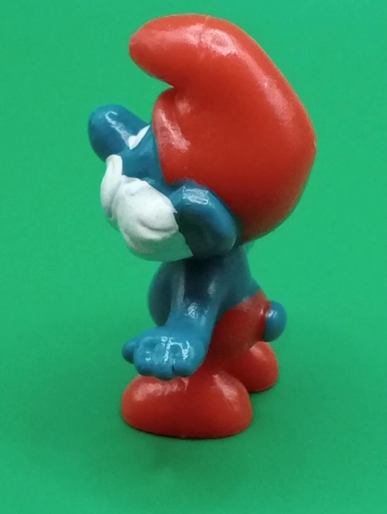 Grand Schtroumpf 2.0001 “Peyo 1989 Schleich Hong Kong W. Berrie Co