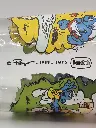 Verre schtroumpfs Bénédictin 1989 - les schtroumpfs s'amusent