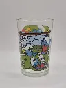 Verre schtroumpfs Bénédictin 1990 - match de football