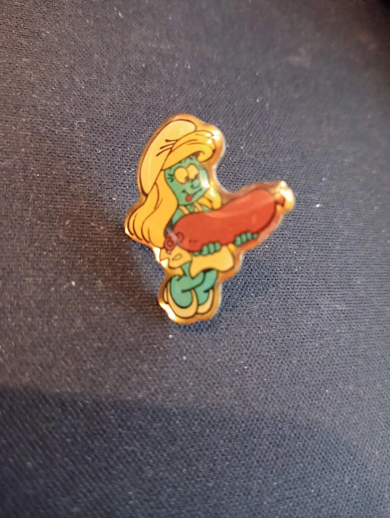 Lot de 5 pin’s Schtroumpfs Ter Beke – I.M.P.S. Brussels vintage
