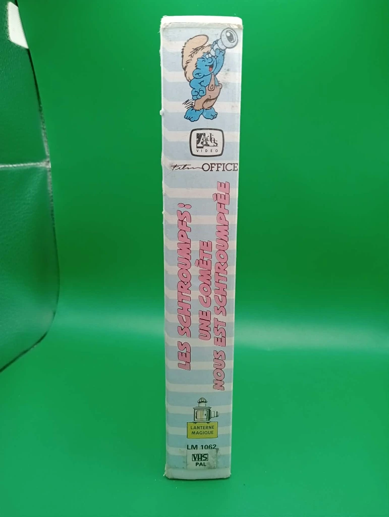 Cassette VHS Les Schtroumpfs – Une comète nous est schtroumpfée (1989)