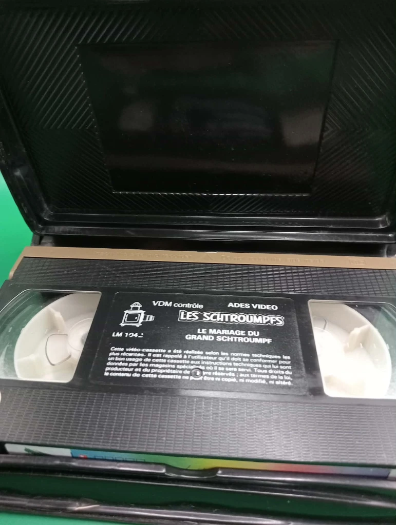 Cassette VHS Les Schtroumpfs – Le Mariage du Grand Schtroumpf (1981)