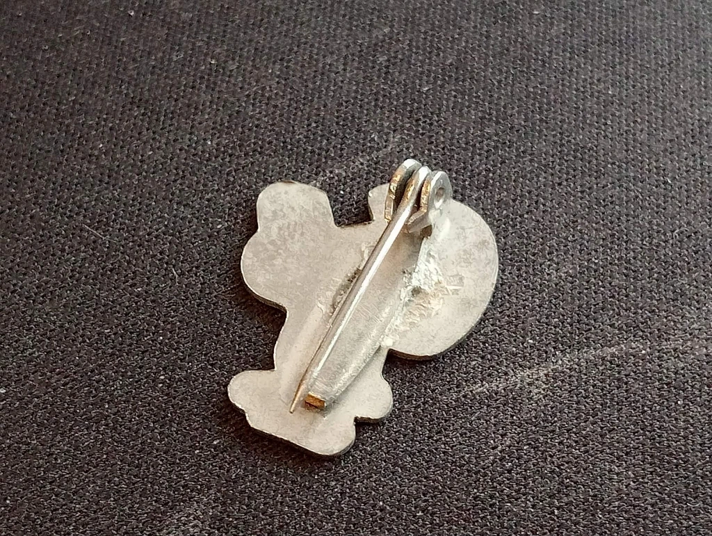 Broche grand Schtroumpf émaillée – 2,3 cm collector
