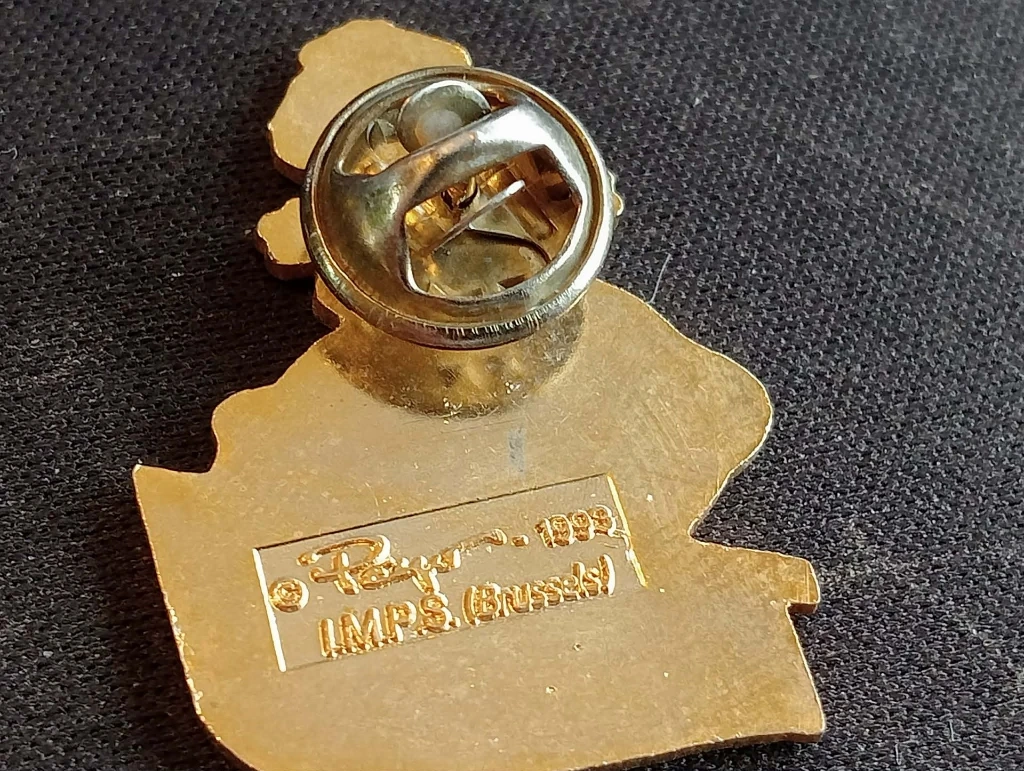 Lot de 2 pin’s Schtroumpf Teisseire – Publicité vintage