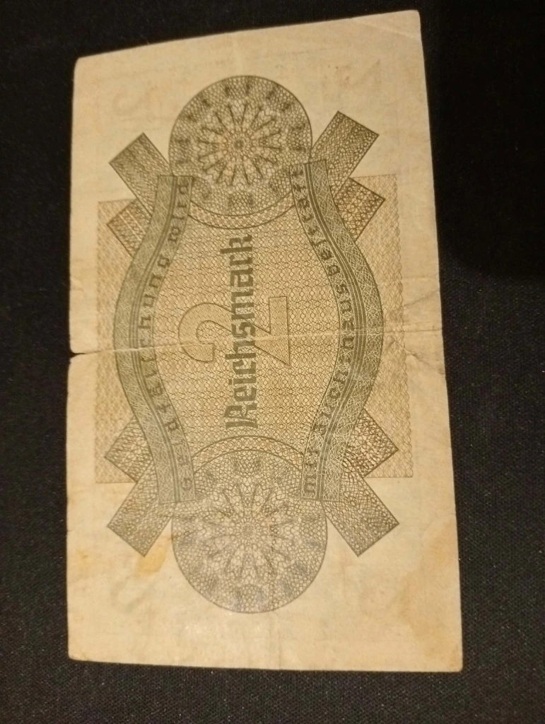 Billet 2 Reichsmark – Allemagne Reichskreditkassen Seconde Guerre mondiale