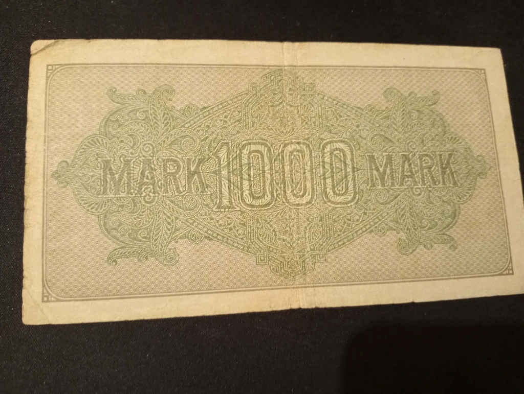 Billet 1000 Mark – Reichsbanknote Allemagne 1922