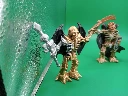 Lot de 4 Skeleton Warriors Chap Mei 1994 – Figurines squelettes ailés 7 cm