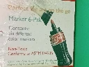 Lot de 6 feutres Coca-Cola vintage – Bouteilles 10,5 cm, emballage d’origine