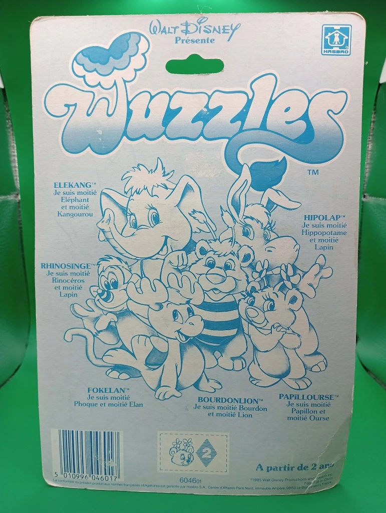 Figurine Wuzzles Disney 1985