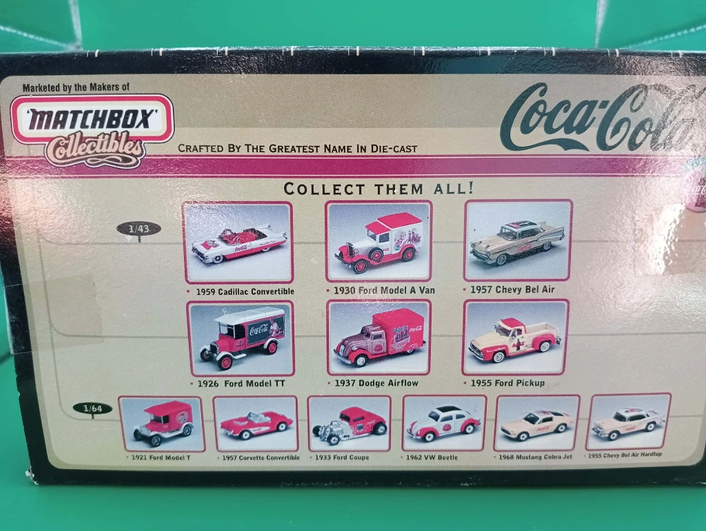 Camion Coca-Cola Matchbox Collectibles – Blister vintage avec petit accroc