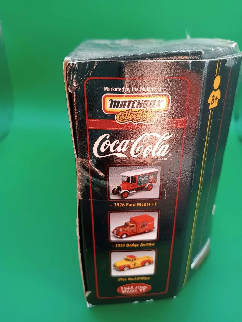 Camion Coca-Cola Matchbox Collectibles – Blister vintage avec petit accroc
