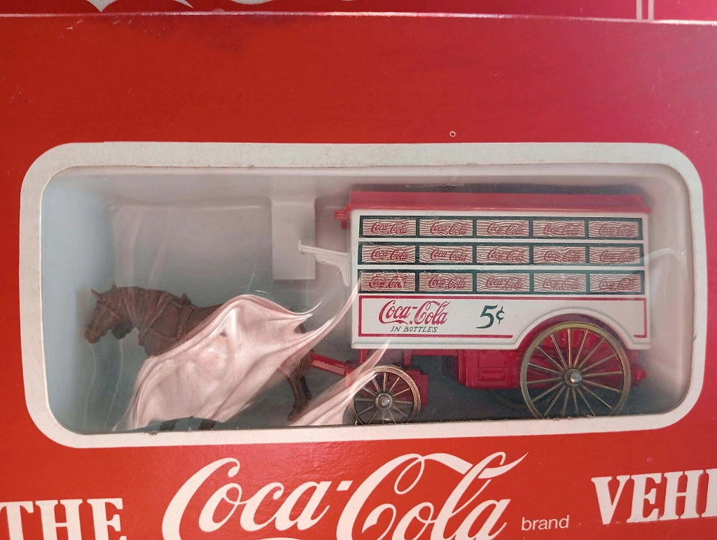 Coffret Coca-Cola Vehicules Collection – Die-cast made in England, boîte en bon état
