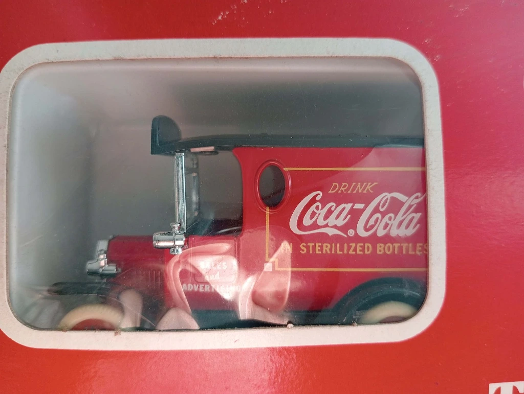 Coffret Coca-Cola Vehicules Collection – Die-cast made in England, boîte en bon état