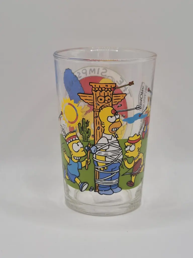 Verre The Simpsons Amora 1997 - voyage en Inde