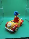 Noddy – Voiture jaune (Golden Bear) à piles, 18 × 10 cm