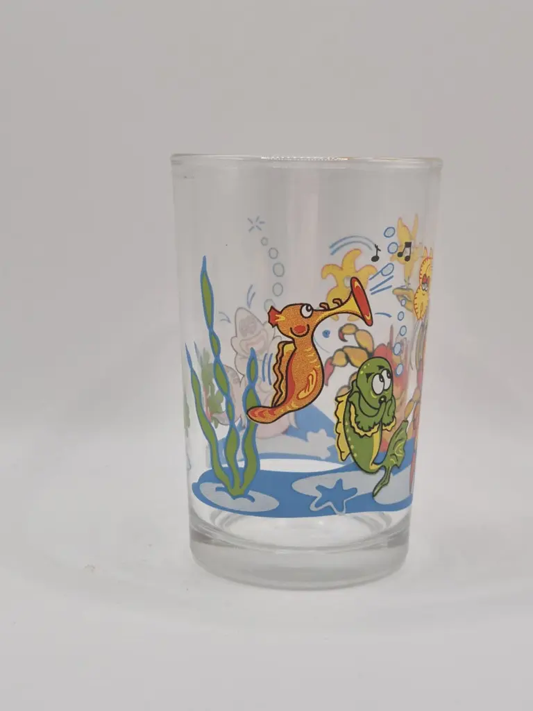 Verre animaux de la mer
