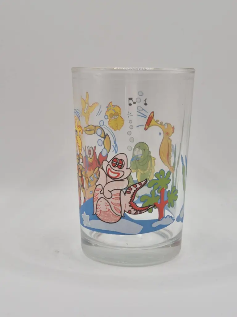 Verre animaux de la mer