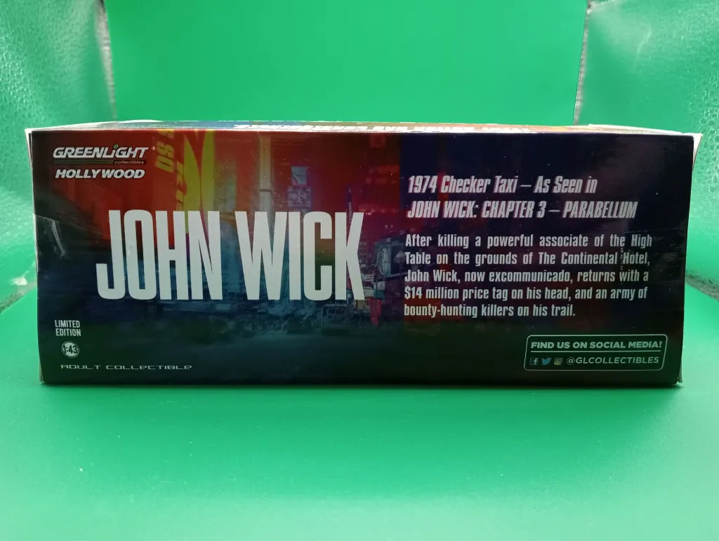 John Wick – Taxi Checker 1974 Greenlight