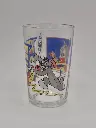 Verre Tom et Jerry Amora - Tom veut aspirer Jerry