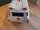 Jouet vintage ALPS, ambulance à piles, Made in Japan
