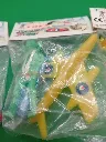 Lot de 3 sachets de mini-jouets d’avions vintage sous blister “TOYS”