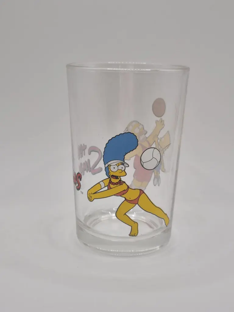 Verre The simpsons - basketball et volleyball