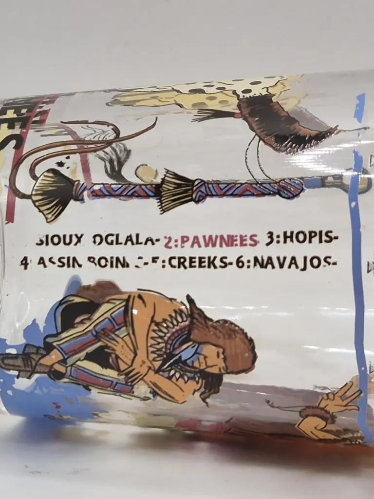 Verre Peuples amérindiens numéro 2 pawness