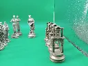 Jeu d’échecs métal – mythologie gréco‑romaine