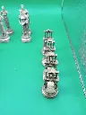 Jeu d’échecs métal – mythologie gréco‑romaine
