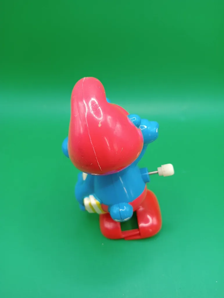 Papa Schtroumpf mécanique 1982 – Galoob Hong Kong – mécanisme fatigué