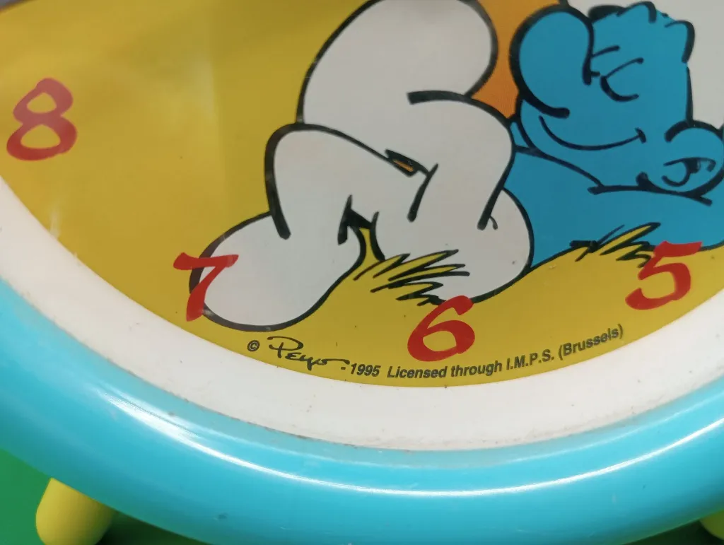 Réveil Schtroumpfs 1995/1996.webp