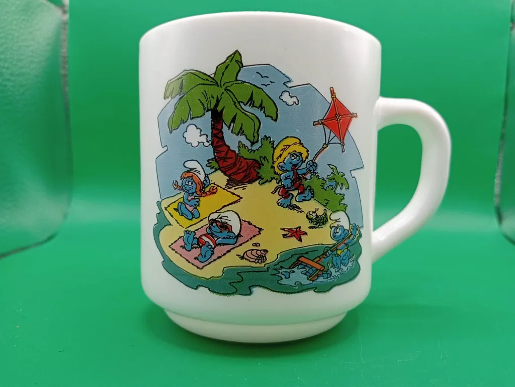 Tasse Schtroumpfs Plage & Forêt.webp