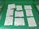 Lot 10 autocollants Schtroumpfs