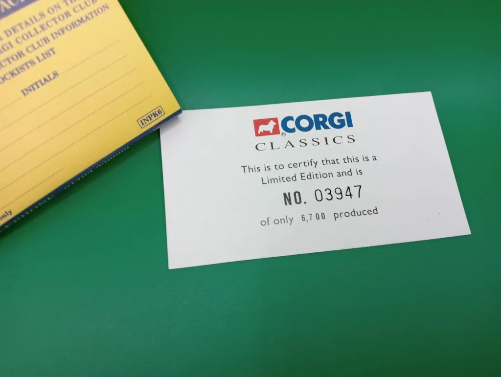 Corgi Classics 16701 édition limitée 03947/6700 .webp