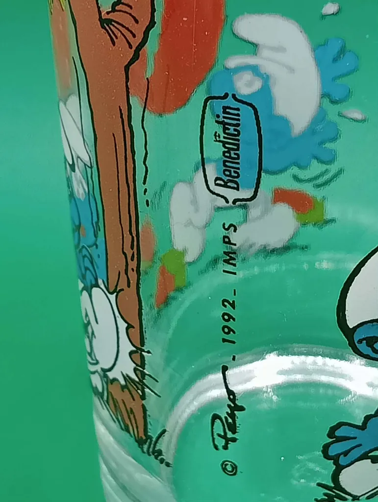 Verre Schtroumpfs – Peyo – 1992.webp