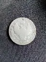1 Poltina Russie 1818 argent – Alexandre Ier – aigle bicéphale – rare historique