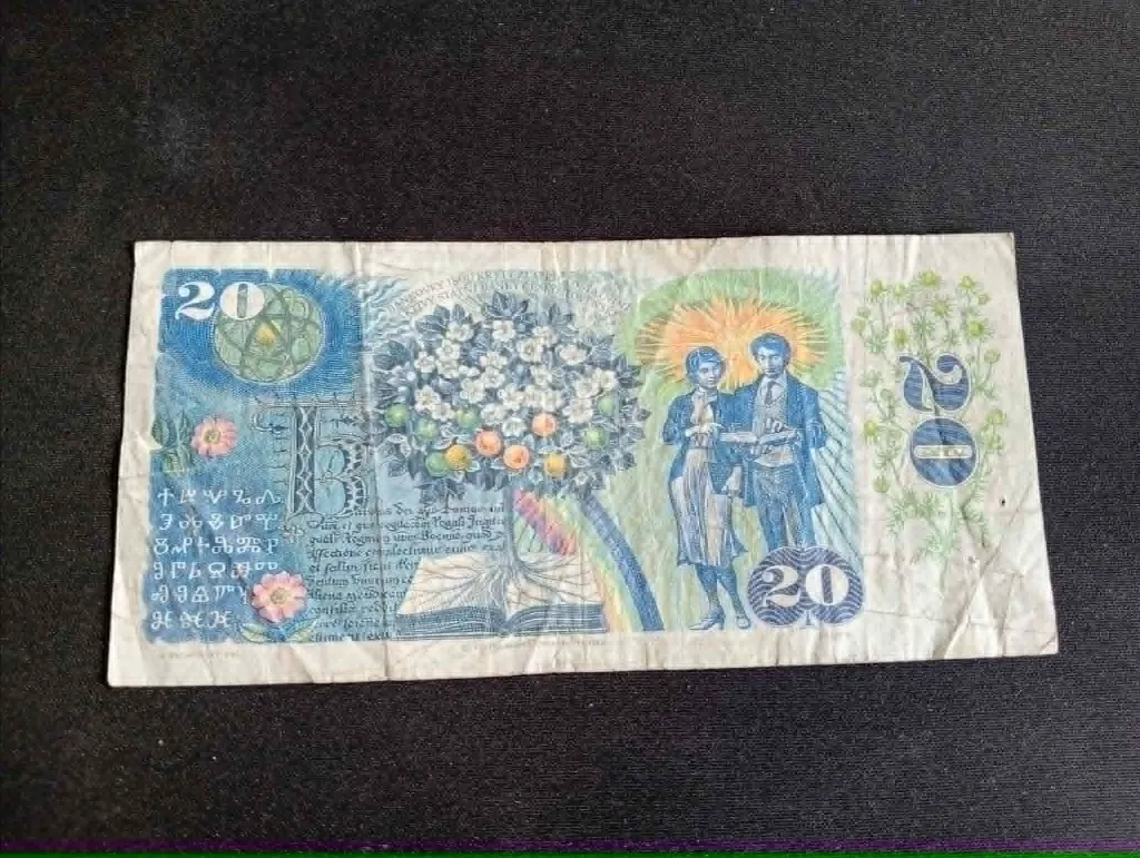 Billet tchécoslovaque 20 Korun | 1988 | Portrait de Komenský.