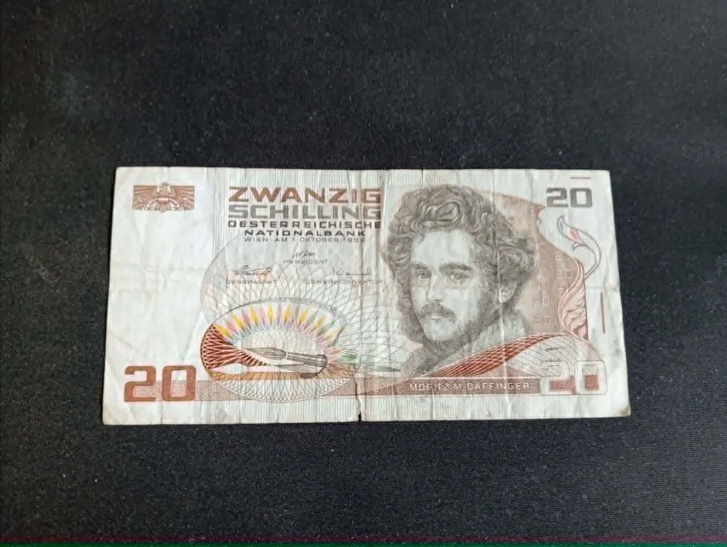 Billet 20 Schilling – Autriche – Moritz Daffinger – OeNB