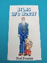 Autocollant vintage Prof. Procton – Atlas UFO Robot – 10,5×6 cm – anime culte 1978