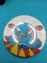 Badge vintage Goldorak – pin-back – années 70–80 – robot culte japonais