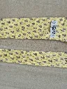 Cravate Hermès jaune grenouilles (authenticité non certifiée)