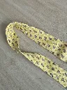 Cravate Hermès jaune grenouilles (authenticité non certifiée)