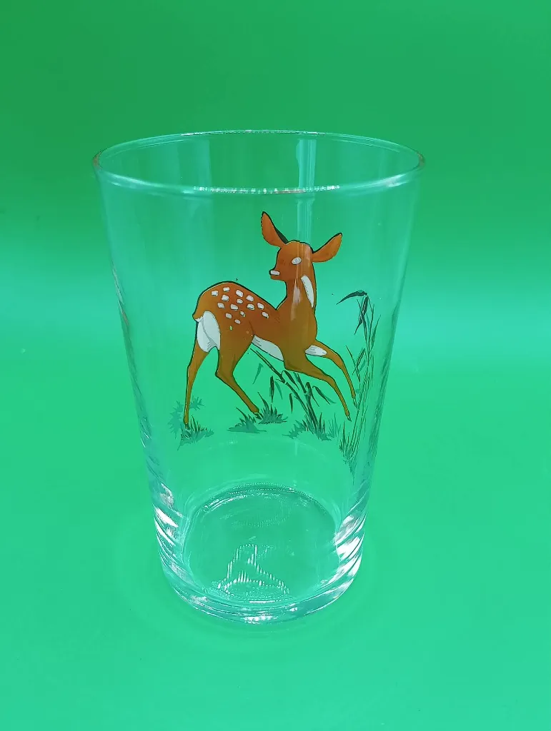 Verre décoré faon vintage