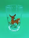 Verre décoré faon vintage