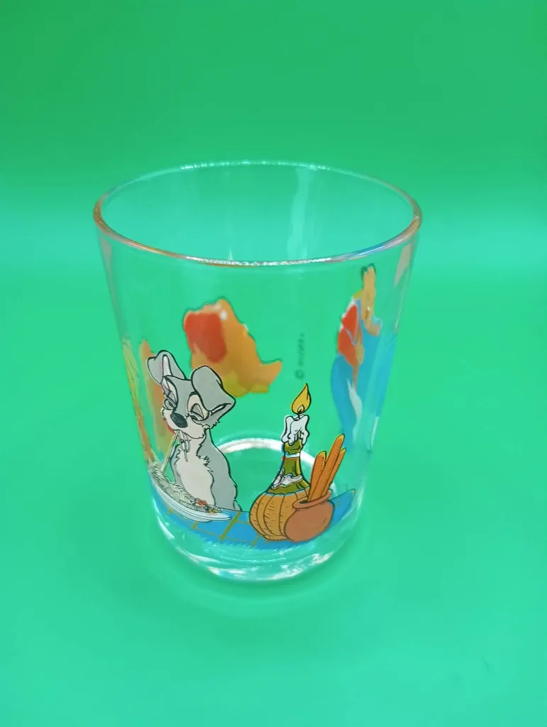 Verre Disney Belle et le Clochard – © Disney