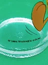 Verre Tweety 1994 – Looney Tunes – décor jaune – texte Tweety – Warner Bros