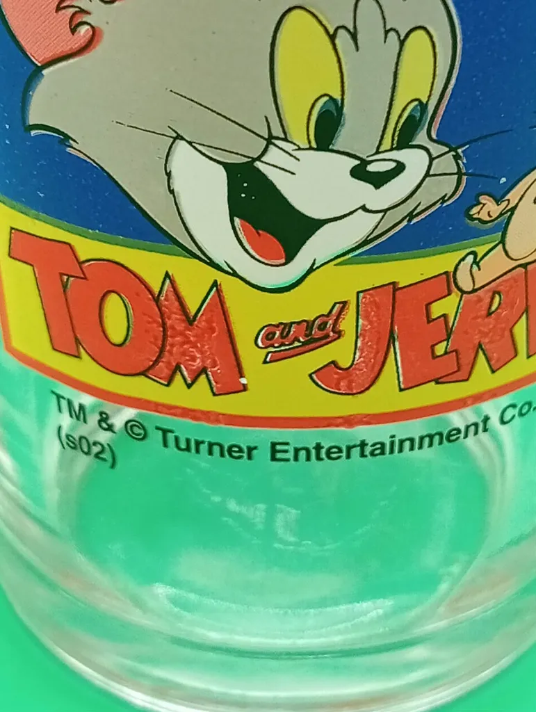 Verre Tom & Jerry – décor cartoon – Tom – Jerry – Amora – Turner Entertainment