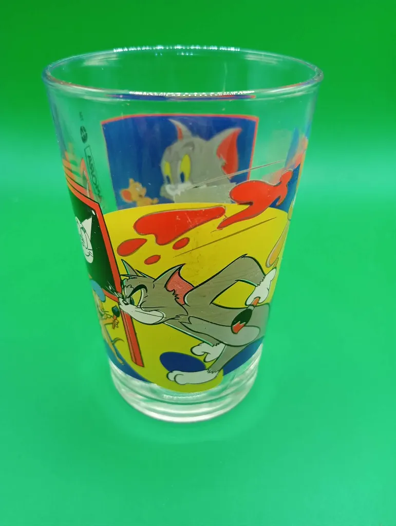 Verre Tom & Jerry – décor cartoon – Tom – Jerry – Amora – Turner Entertainment